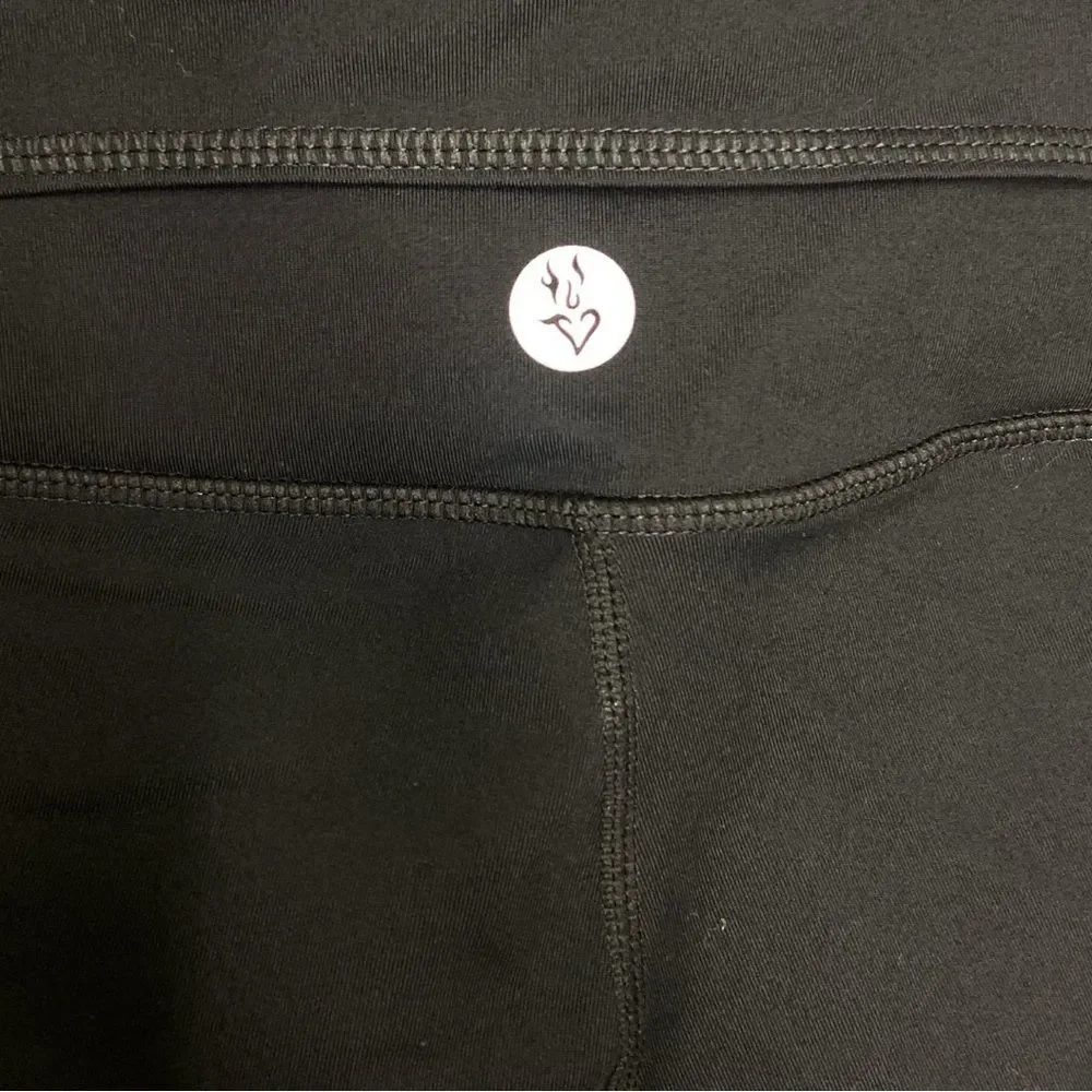 Torrid black mesh active bike short size 0